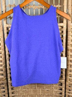 NWT Beyond Yoga Refocused Crop Tank Size 1X Ultra Violet